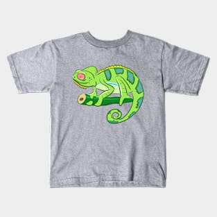 Cute Colorful Chameleon Kids T-Shirt